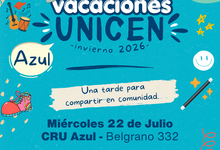 Compartí tus vacaciones en UNICEN, sede Azul