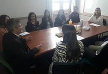 Reunión con estudiantes de movilidad de Facultad de Derecho