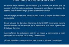 Día Nacional de la Memoria por la Verdad y la Justicia