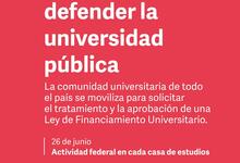 Antorchas y firmas en nuestras sedes para la Ley de Financiamiento