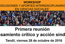 Workshop:"Pensamiento crítico y acción sindical" 