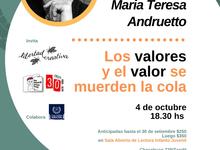 Cultura UNICEN invita a charla de la escritora María Teresa Andruetto
