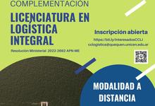 Ciclo Curricular Complementario en Logística Integral a distancia