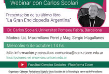 Sociales anuncia presentación de “La Gran Enciclopedia Argentina”