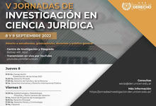 Derecho: jornadas de investigación en ciencia jurídica