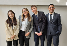 Estudiantes de Derecho ganaron competencia en Derechos Humanos