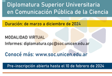 Diplomatura Universitaria en Comunicación Pública de la Ciencia