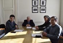 Rector de UNICEN recibió al Intendente de Necochea