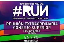 Sesión extraordinaria del Consejo Superior en vivo desde ABRA TV