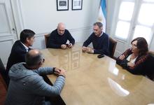 Ministro de Obras Públicas de la Nación visitó Rectorado de UNICEN
