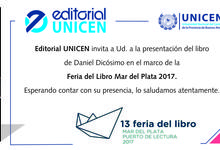 Editorial UNICEN en la XIII Feria del Libro de Mar del Plata 