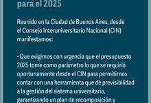 "Las Universidades exigimos un presupuesto adecuado para 2025"