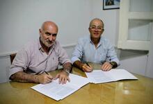 Acuerdo entre UNICEN y Club Independiente por becas deportivas