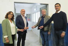 Nuevas aulas para capacitación en UB y entrega de certificados en oficios