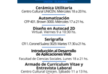 Inscripción en cursos de formación profesional sede Olavarría