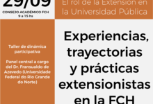 1er Encuentro: "El rol de la Extensión en la Universidad Pública"