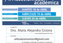 Curso sobre accesibilidad para nodocentes, estudiantes y docentes