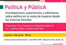 Sociales presentará el libro “PolíticA y PúblicA”