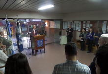 DECANO Y RECTOR EN ACTO POR CINCUENTENARIO DE FCE