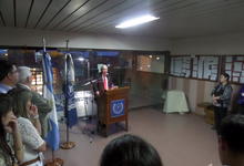 DECANO Y RECTOR EN ACTO POR CINCUENTENARIO DE FCE