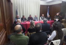 Autoridades CIC con investigadores