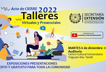 En CCU Tandil: muestra de fin de año de los Talleres Abiertos de Secretaría de Extensión