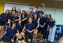 Entrega de medallas en Escuelas Nacionales de la UNICEN