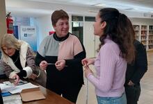 Señaléticas en Braille en la Biblioteca Central de la Universidad
