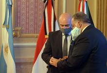 Rector y Vicerrectora en la visita de los Embajadores de Kuwait y Egipto