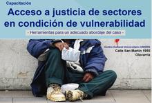 Derecho dará talleres de acceso a justicia en el CCU Olavarría