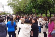 Rectorado, Escuela Sábato y Facultades se sumaron a Ni una menos