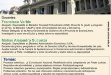 Curso de posgrado sobre procesos colectivos