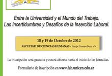 FCH invita a jornada sobre Universidad y mundo del trabajo