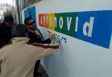 UNICEN y comunidad: Inauguran mural de Apronovid
