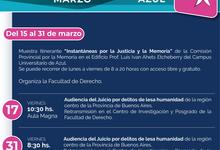Actividades en Azul, Olavarría y Tandil en este Marzo por la Memoria 2023