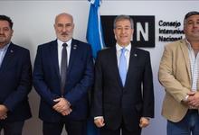 Rector Aba en firma de convenio entre el CIN y el INTA