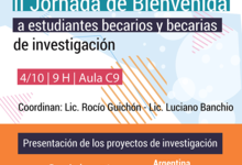 Bienvenida de estudiantes becarios y becarias de investigación