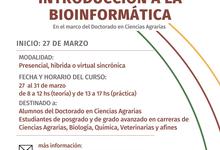 Agronomía: dictarán curso de postgrado sobre introducción a la bioinformática 