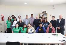 Ministro de Transporte, Diputado y Rector se reunieron con estudiantes