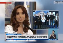 PRESIDENTA DE LA NACION DESTACO EL DESARROLLO CIENTIFICO DE UNICEN