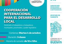 “Cooperación Internacional para el Desarrollo Local”