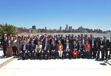 Rector Marcelo Aba en la reunión plenaria del CIN que inauguró FIESA 2022