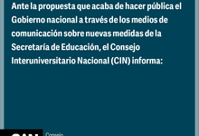 Rectoras y Rectores: la marcha del 23 "se realizará como estaba prevista"