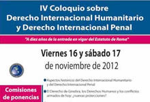 IV Coloquio sobre Derecho Internacional Humanitario y Penal