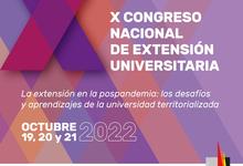 X Congreso Nacional de Extensión Universitaria en UNLPam