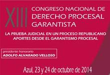 XIII Congreso Nacional de Derecho Procesal Garantista 2014
