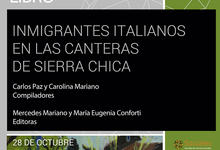 Libro sobre “Inmigrantes italianos en canteras de Sierra Chica”