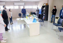 Centro de Innovación Ciudadana de Exactas entregó protectores faciales