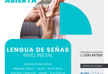 Derecho anuncia curso de lengua de señas, presencial y online