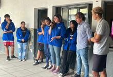 Derechos Humanos: estudiantes secundarios presentaron un mural
